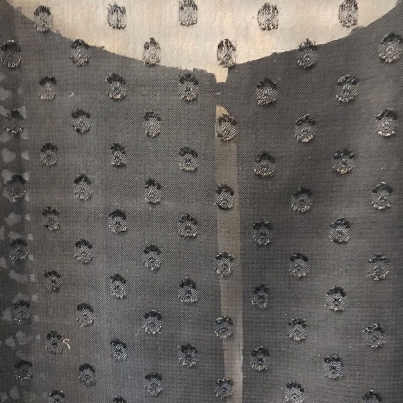 Daniel Rainn Anthropologie Black Ruffled Blouse - Picture 3 of 5